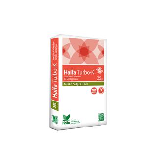 Haifa Turbo-K™ 14-14-17+ Mg+S+ Fe, Zn 25kg