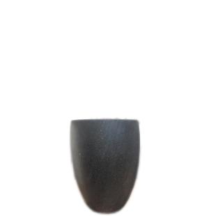 Saksija Eggpot visoki crna cement R 22 cm h 28 cm
