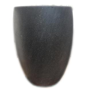 Saksija Eggpot visoki crna cement R 44 cm h 52 cm